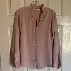 Express Light Pink Button-Down Shirt